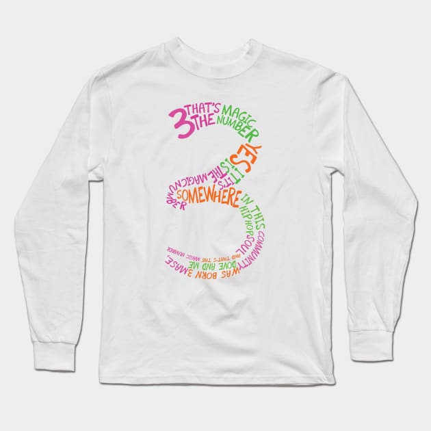 The Magic Number Long Sleeve T-Shirt by ZombieMedia